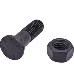 Greiderio peilių pjovimo briaunos Greiderio kietojo plūgo varžtai ir veržlės