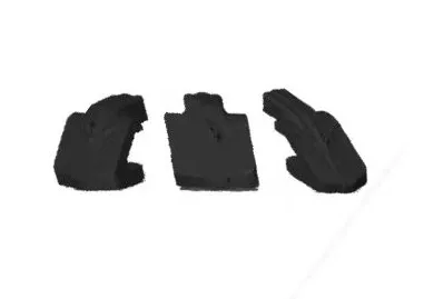 Išardomas lūpų gaubtas Liebherr plotis 410 mm 11110134 11110136 11110135