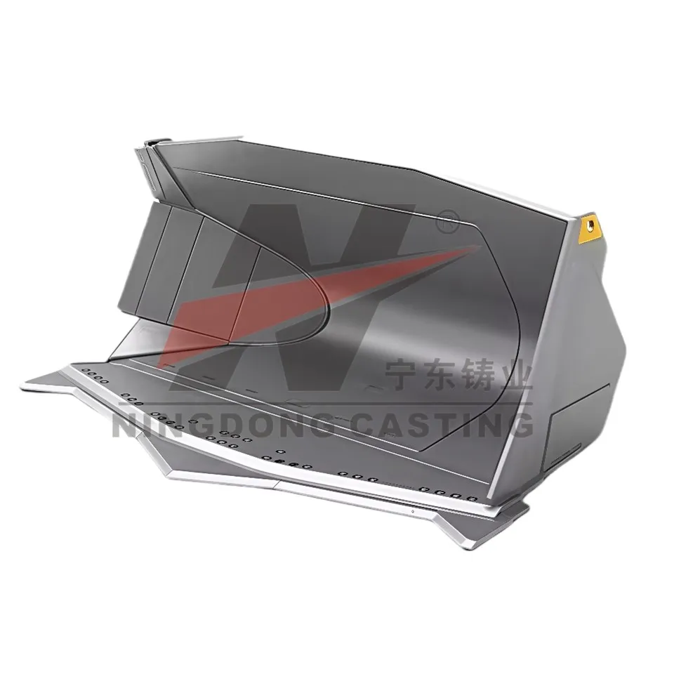 Sunkus-abrazyviniam nusidėvėjimui atsparus šoninis uolienų kaušas, skirtas Volvo Loader L150H